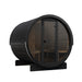 SaunaLife Model E8GB — black SaunaShield paint finish