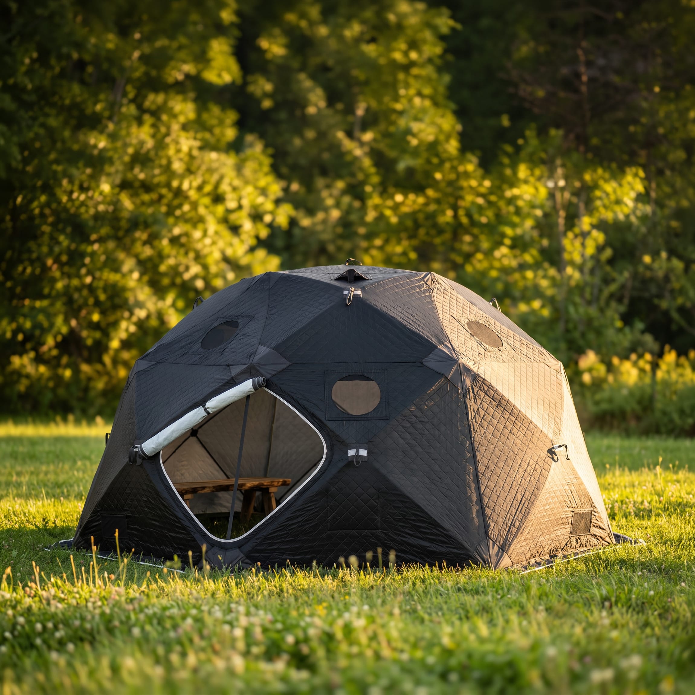 SaunaLife SaunaTrekker XL portable insulated sauna tent