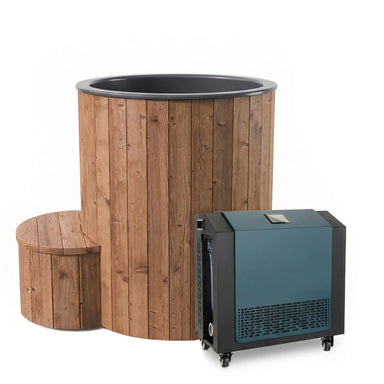 SaunaLife Model S1NC package, immersion tub with FDC-1A chiller/heater