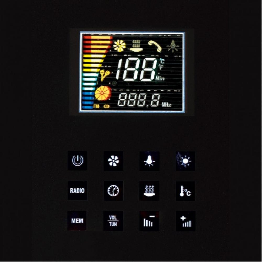 Platinum White Corner Steam Shower