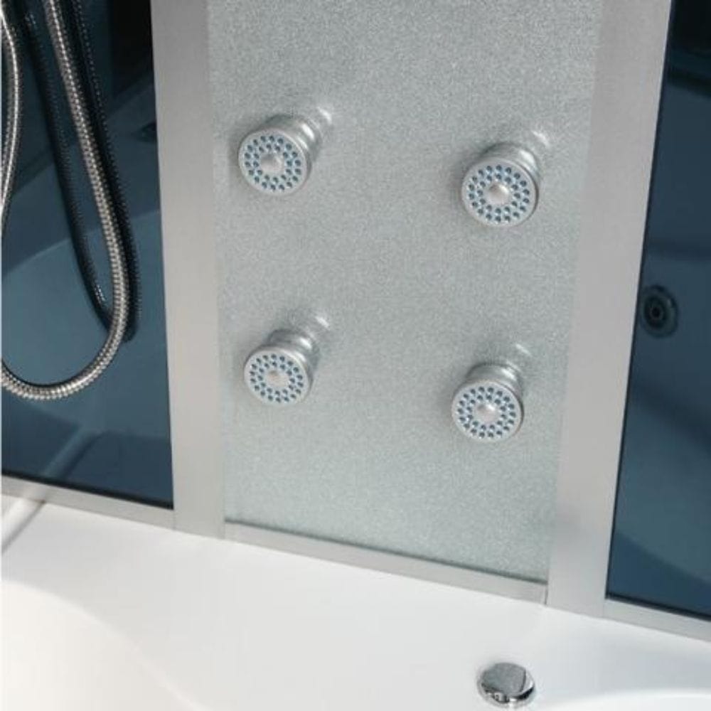 Mesa 66" 2 Person Corner Steam Shower with Jetted Tub