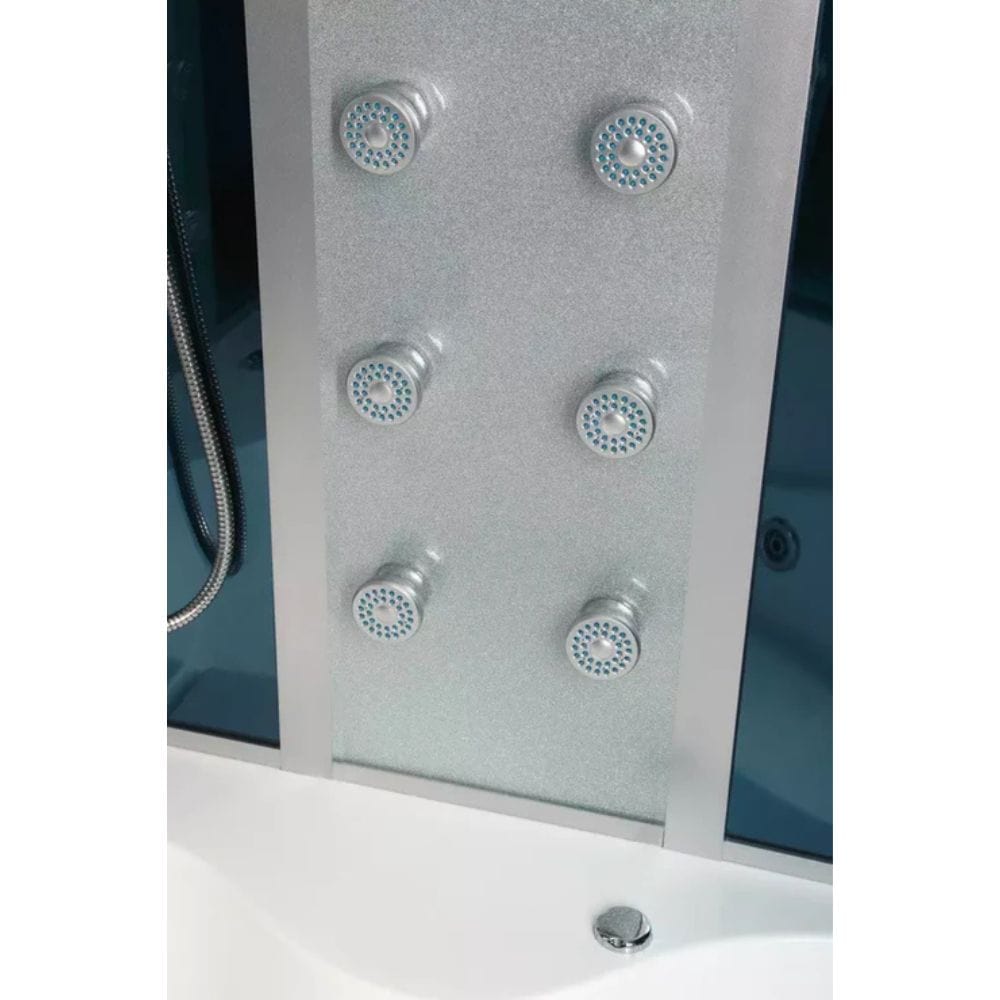 Mesa 66" 2 Person Corner Steam Shower with Jetted Tub