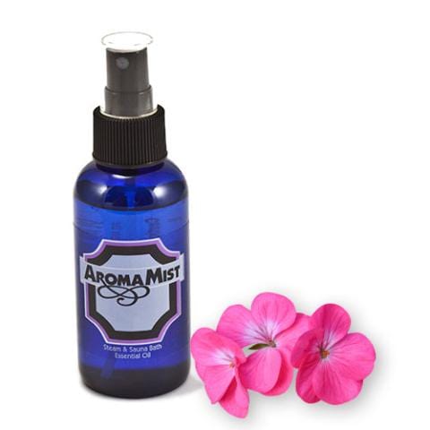 AromaMist Geranium Aroma Bath Oil, 4-ounce Atomizing Spray