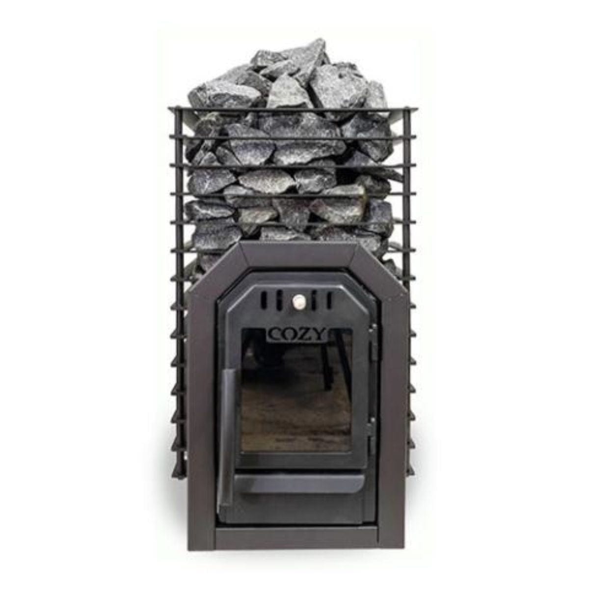 Cozy Heat 12kw Quattro Thru-Wall Wood Burning Sauna Stove
