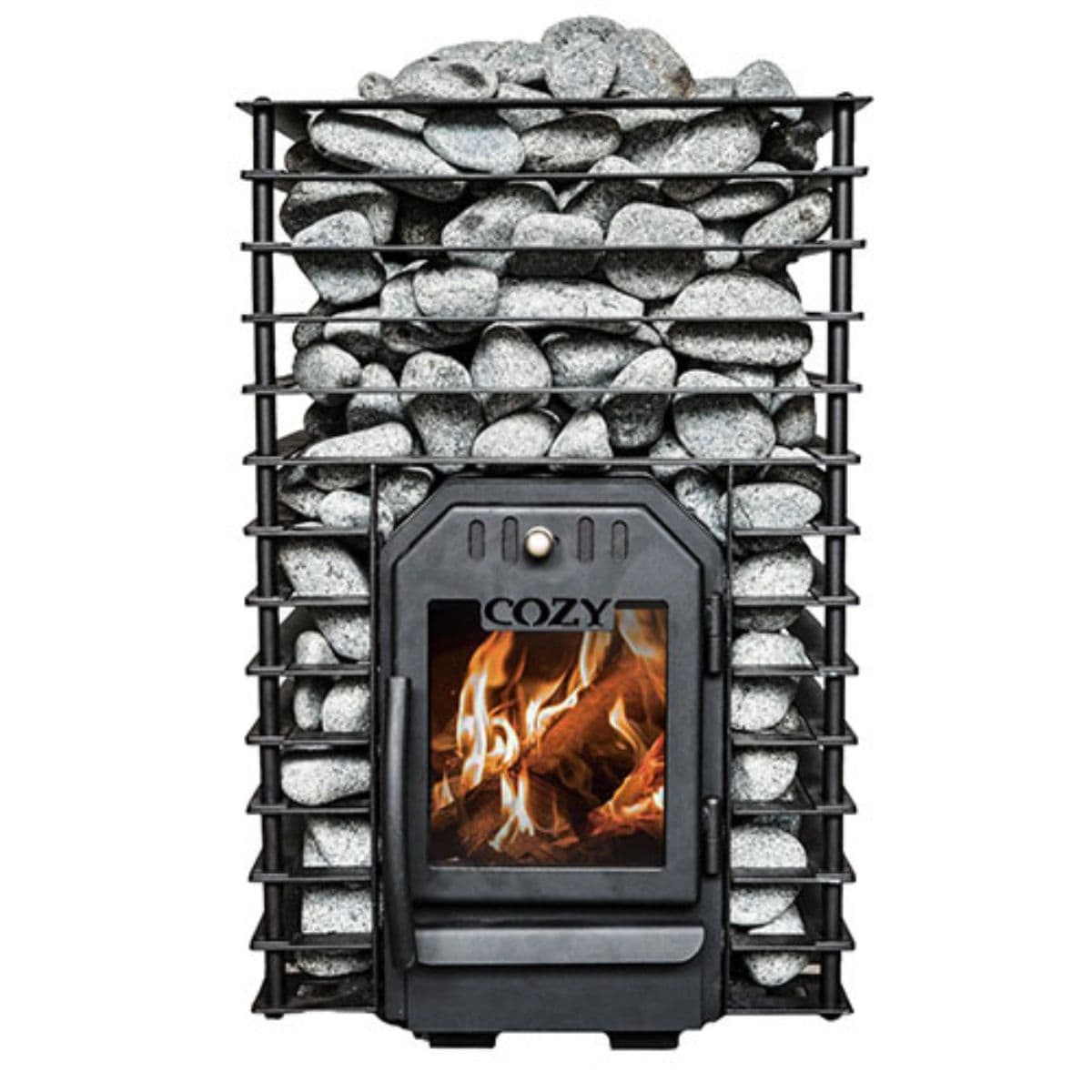 Cozy Heat 18kw Quattro Floor Mount Wood Burning Sauna Stove