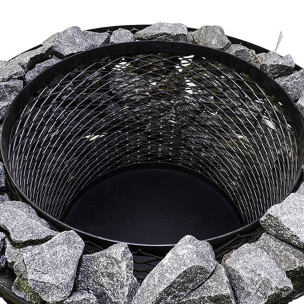 Fire Pit with Stones