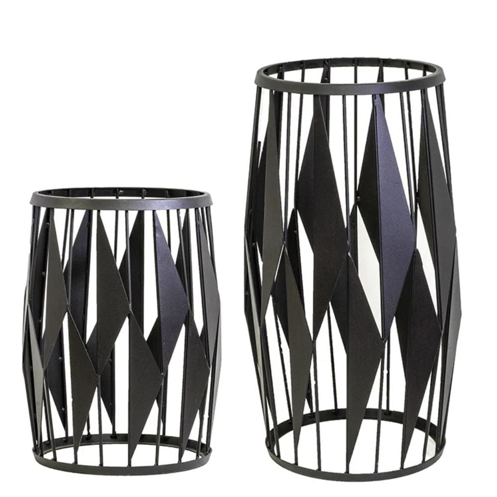 2 Stainless Steel Black Chimney Cover