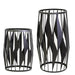 2 Stainless Steel Black Chimney Cover