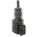 Stainless Steel Black Chimney Cover with Stones