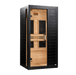 Golden Designs Dynamic Veneto Elite 1-2 Person Ultra Low EMF FAR Infrared Sauna in black, detail