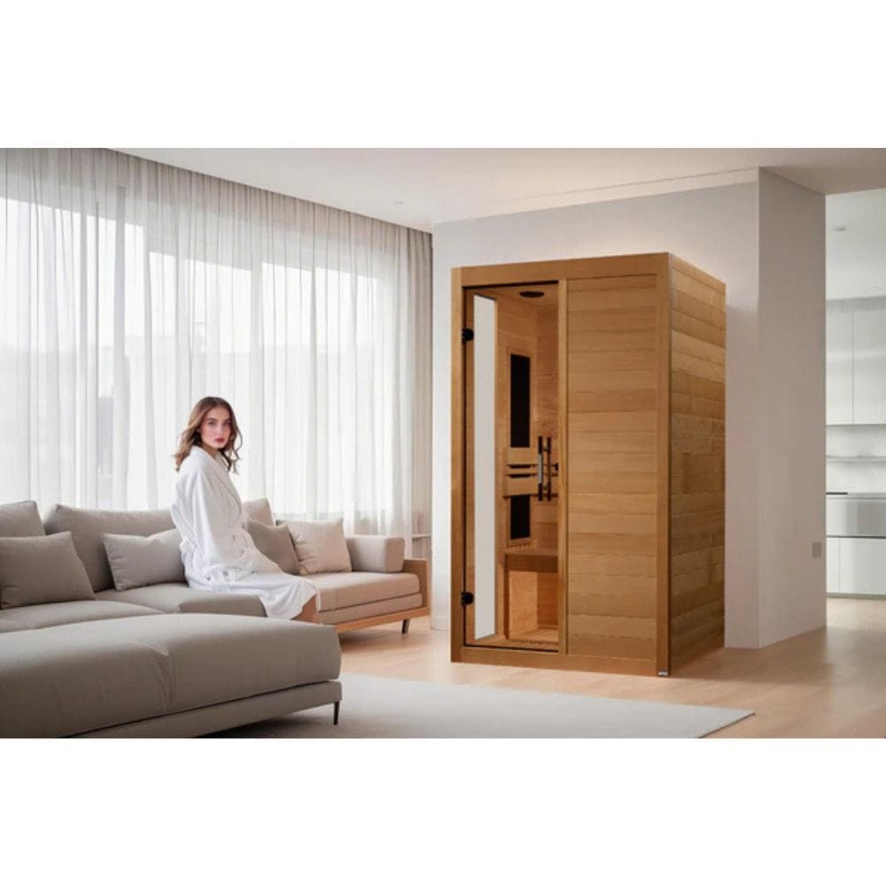 Golden Designs Dynamic Lucca 2 Person Low EMF FAR IR Sauna