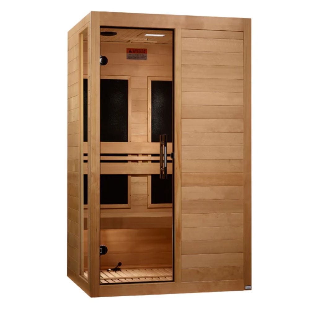 Golden Designs Dynamic Lucca 2 Person Low EMF FAR IR Sauna