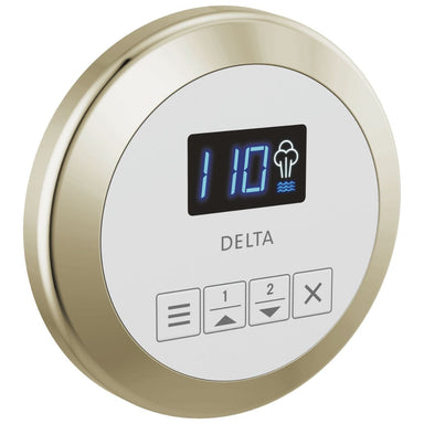 Built for the SteamScape™ Classic System, this refined round control lets you program two personalized presets for temperature and steam duration