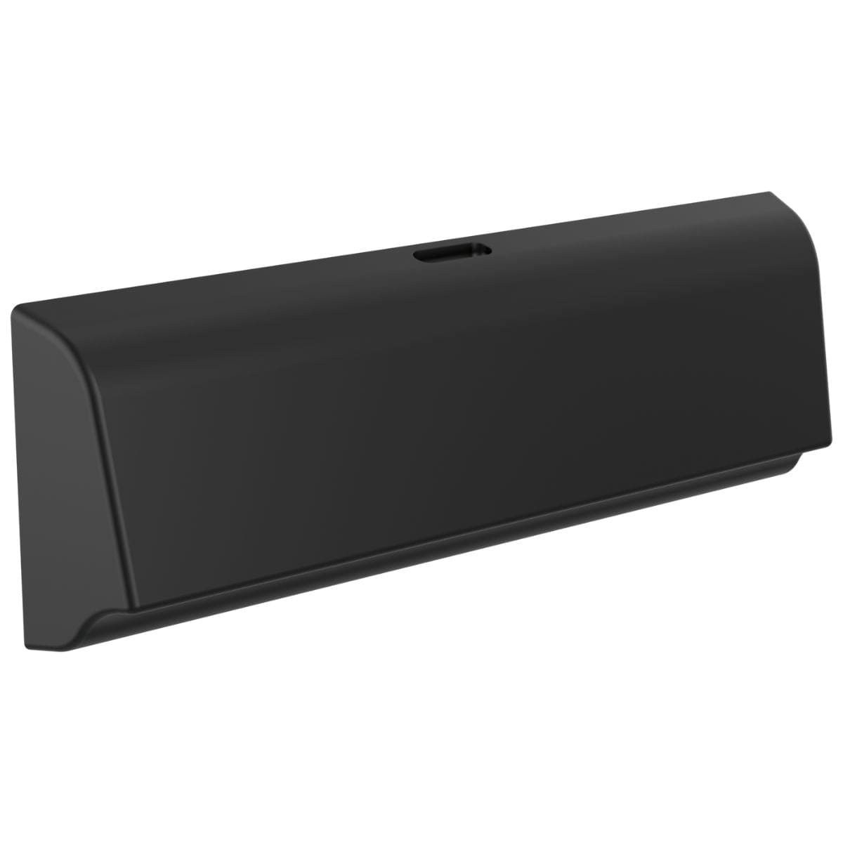 Sleek Matte Black finish enhances modern décor