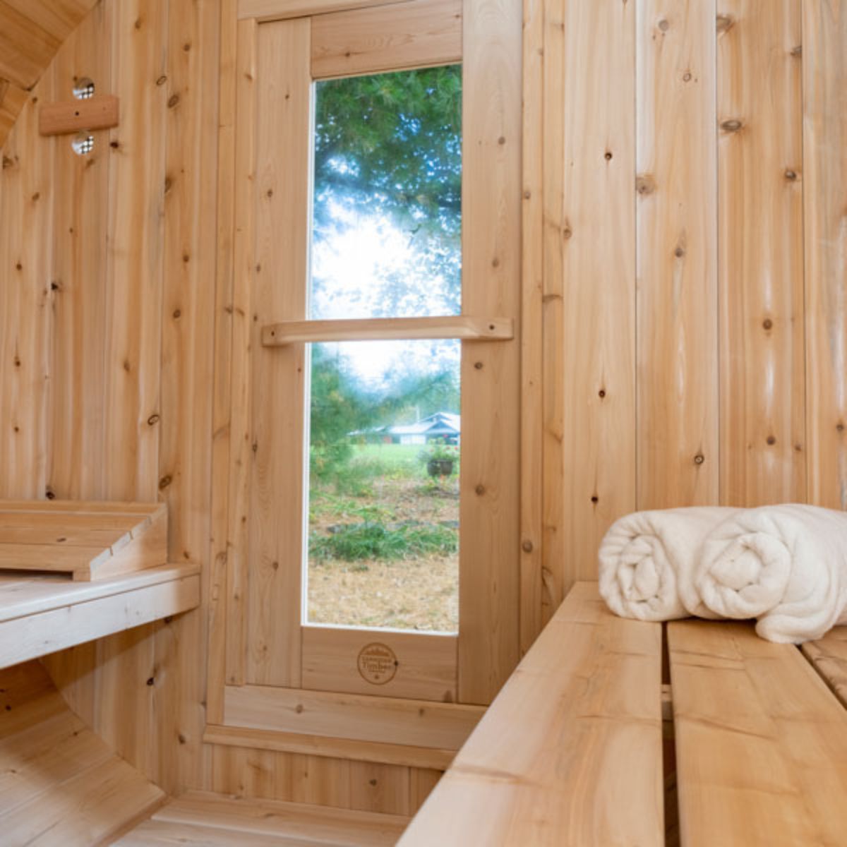 This sauna is for outdoors