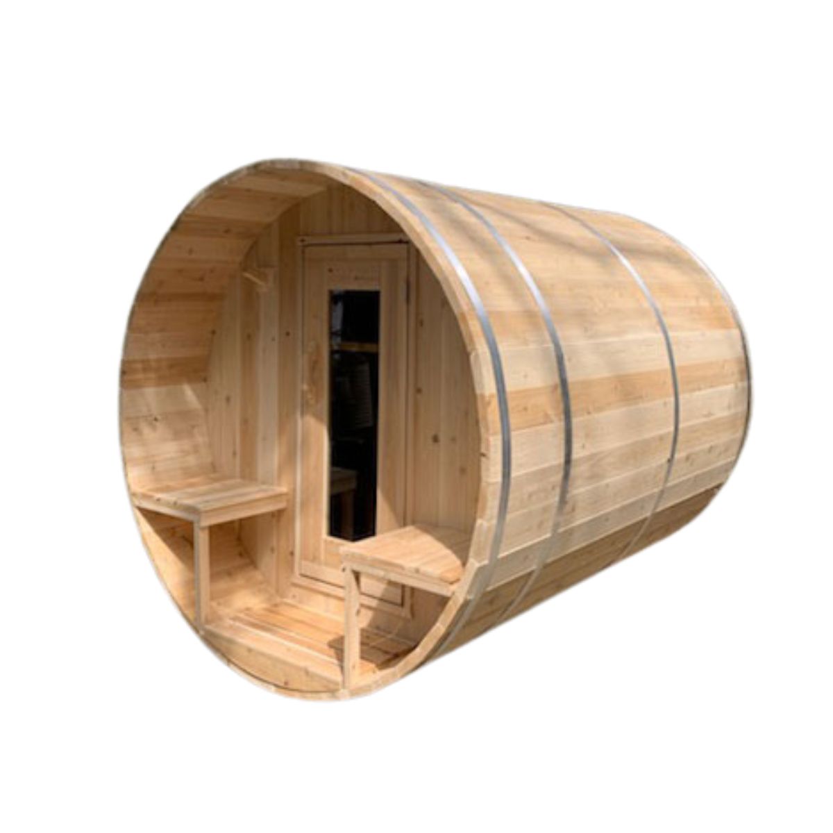 The Dundalk CT Serenity Wood Burning Barrel Sauna