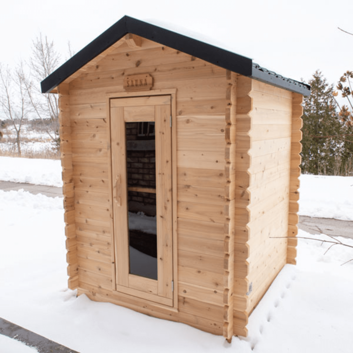 This model only comes with electric heater options.