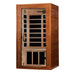 The Dynamic Avila 1-2 Person Ultra Low EMF FAR Infrared Sauna is built with interior LED control panel.