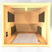 The Dynamic Avila 1-2 Person Ultra Low EMF FAR Infrared Sauna is built with interior LED control panel.