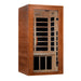 The Dynamic Avila 1-2 Person Ultra Low EMF FAR Infrared Sauna is built with interior LED control panel.