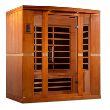 The Dynamic Bergamo Infrared sauna has 8 Carbon Low EMF Heat Emitters.