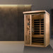 It comes with a tempered glass door
