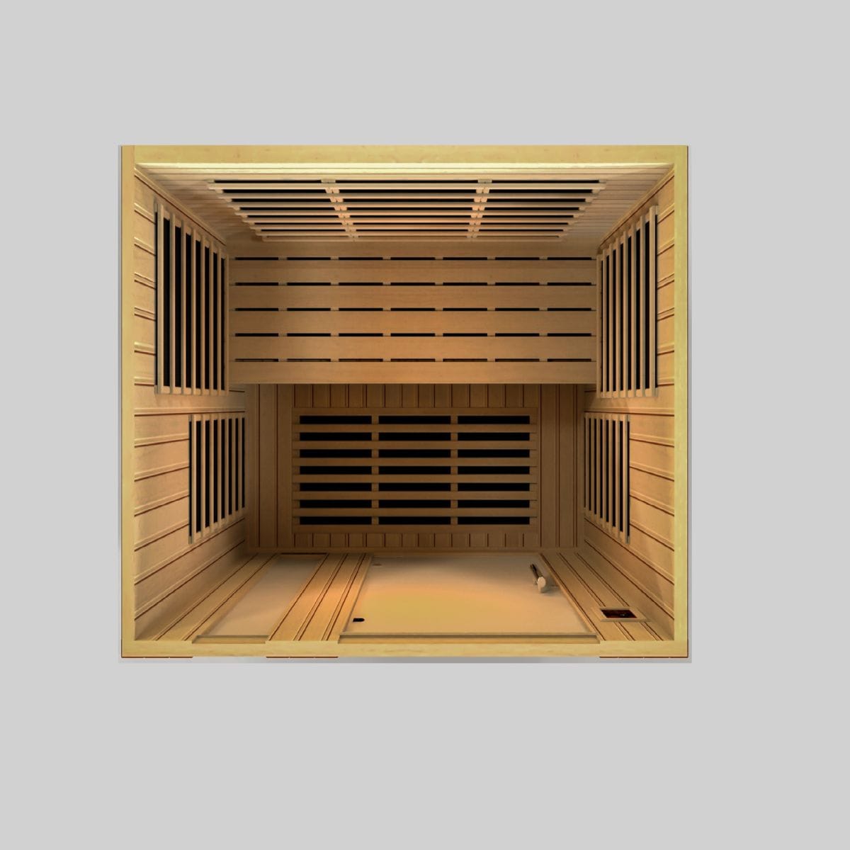 Tempered glass door