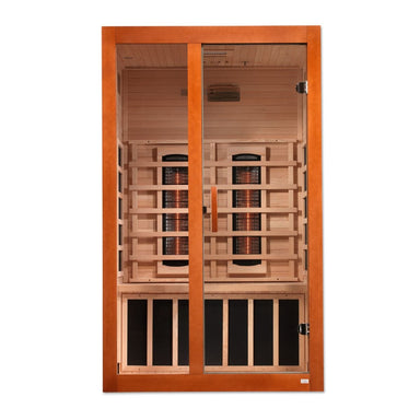 Dynamic Saunas are constructed of Canadian Reforested Hemlock that is hypoallergenic to enhance your sauna experience
