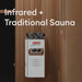 Finnmark Designs 2 Person FD-4 Trinity Infrared & Steam Sauna Combo