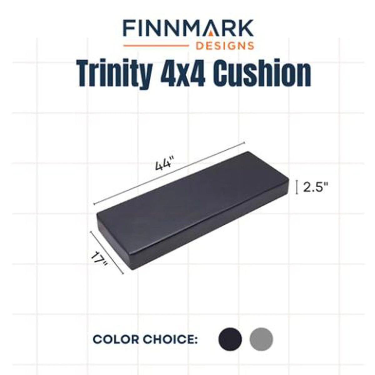 Finnmark Designs 4-Person Combination Vinyl Sauna Cushion for Trinity Infrared Sauna