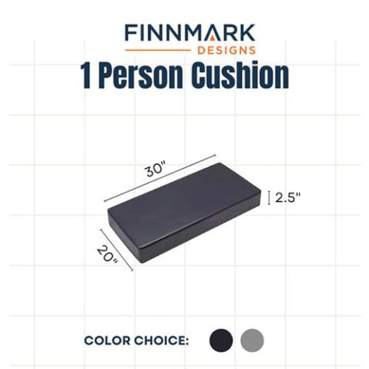 Finnmark Designs Vinyl Sauna Cushion for Finnmark FD-1 Infrared Sauna