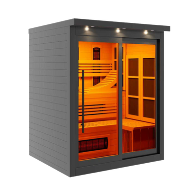 Golden Designs Monaco 6-Person Full Spectrum PureTech™ Near Zero EMF FAR Infrared Sauna, detail