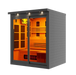 Golden Designs Monaco 6-Person Full Spectrum PureTech™ Near Zero EMF FAR Infrared Sauna, right angle