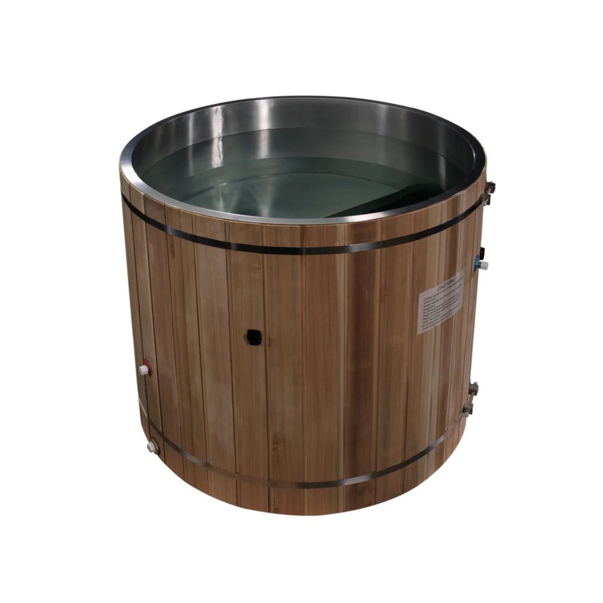 The tub provides ample space for a comfortable and relaxing cold therapy session