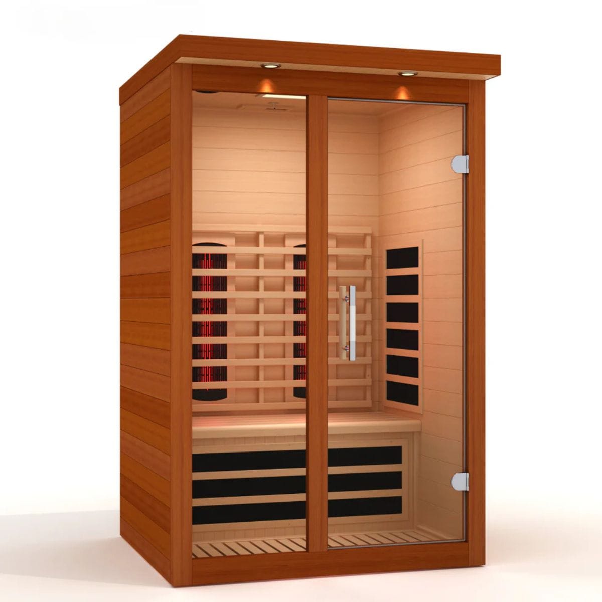 Dynamic Saunas are constructed of environmentally-friendly Canadian Hemlock wood