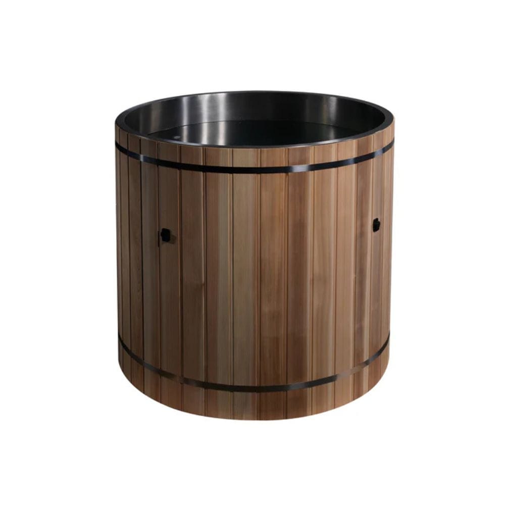 Golden Designs Dynamic Cold Therapy Barrel Plunge Stainless Steel with Pacific Cedar Exterior