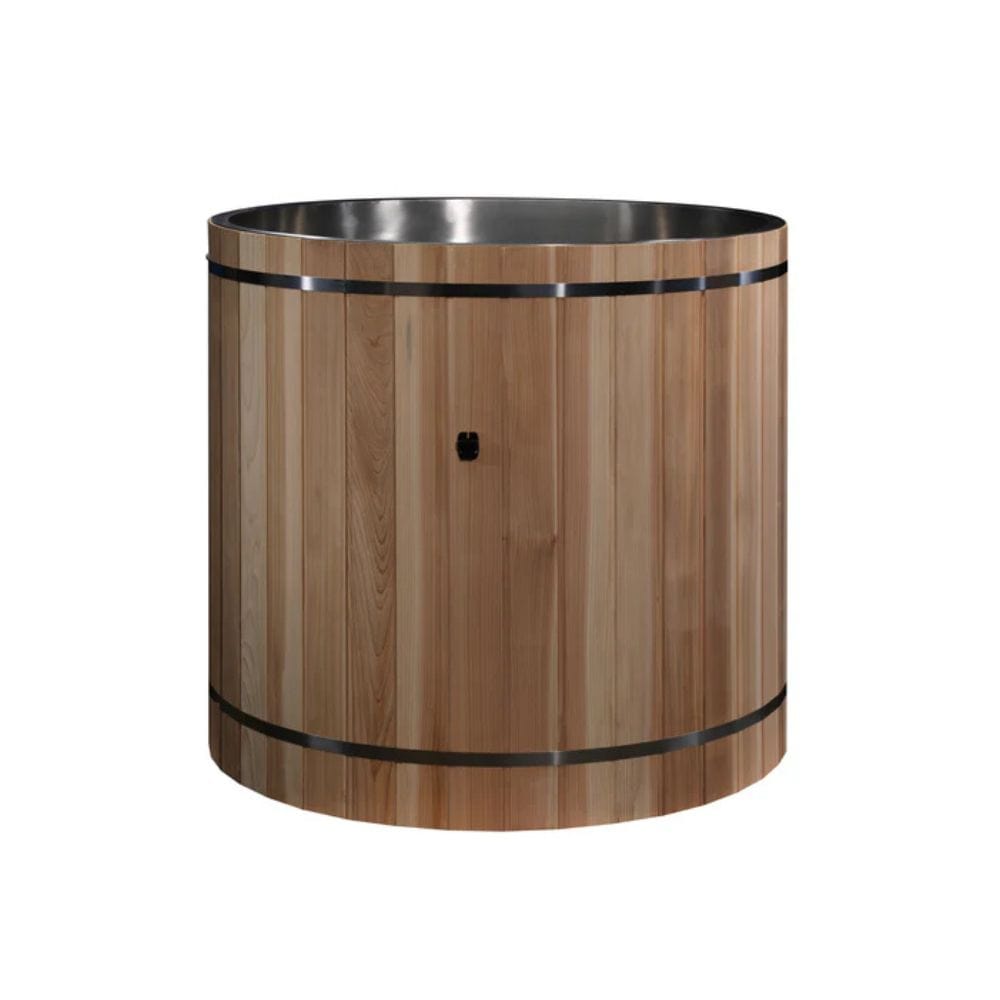Golden Designs Dynamic Cold Therapy Barrel Plunge Stainless Steel with Pacific Cedar Exterior