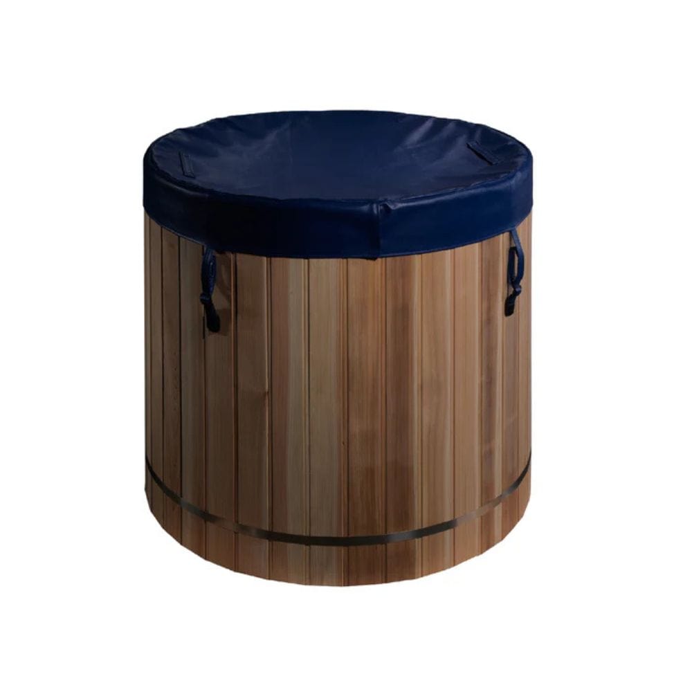 Golden Designs Dynamic Cold Therapy Barrel Plunge Stainless Steel with Pacific Cedar Exterior