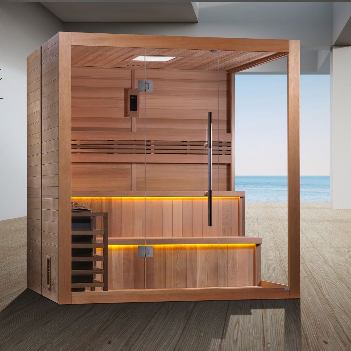 Interior LED Control Panel with built-in FM Radio