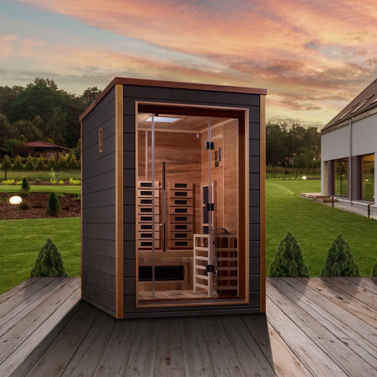 With Canadian Red Cedar Interior