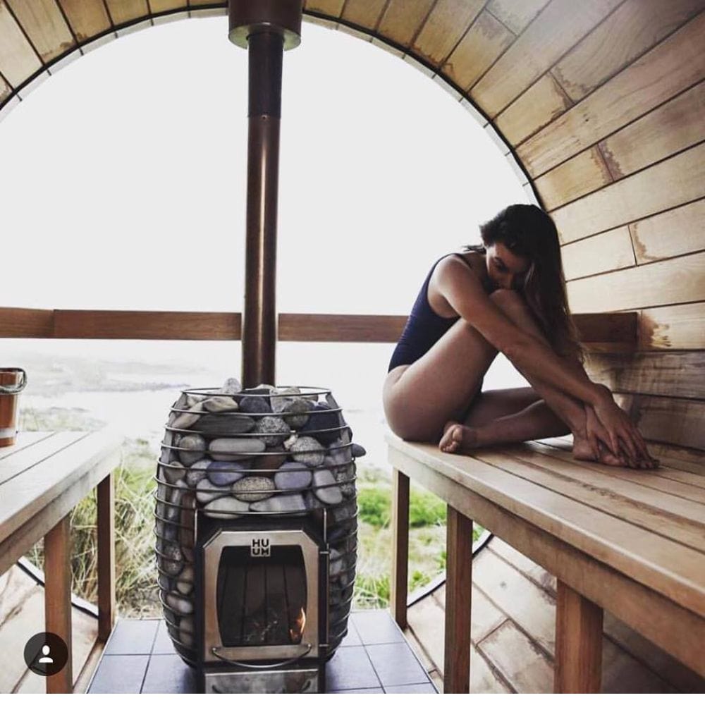 HUUM Sauna Barrel Wood Stove Chimney Kit