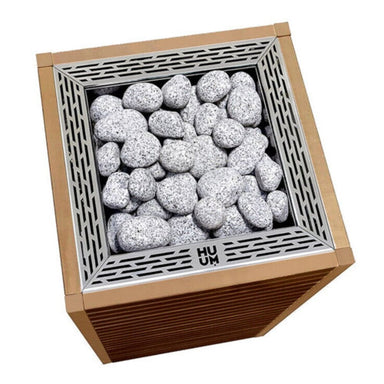 Direct contact between stones and heating elements