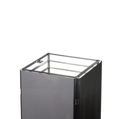 Thanks to the placement of the HUUM Reflect C reflector panel for CLIFF series sauna heaters on the heater