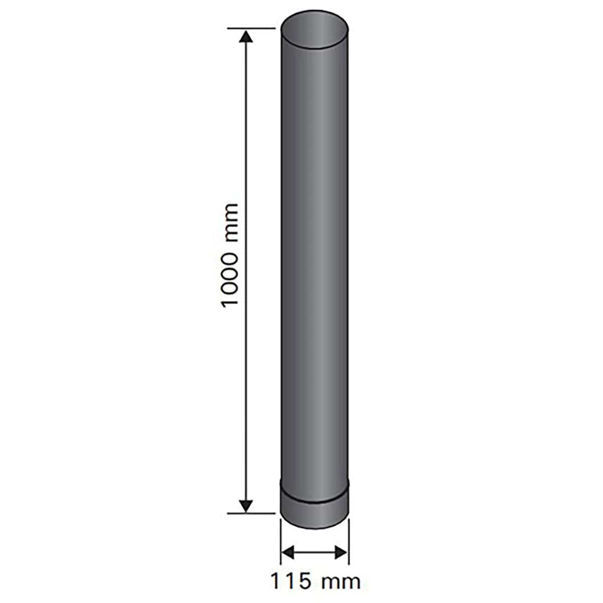 This 1m smoke pipe is compatible with all Harvia Sauna Stoves, except for the Harvia 50