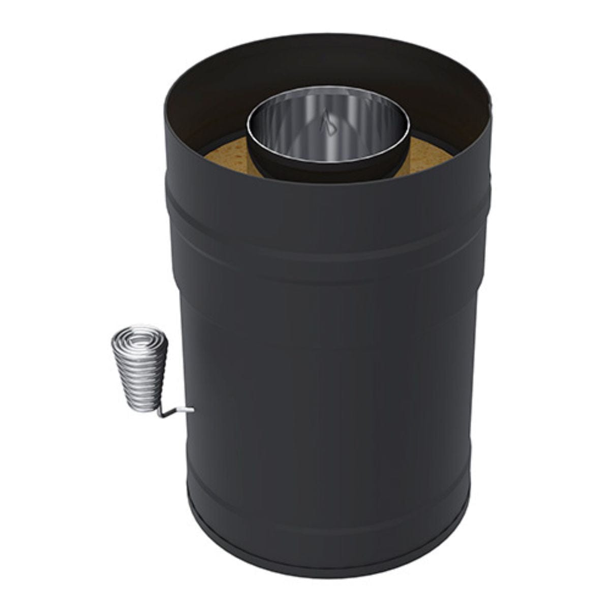 The CE-marked damper plate meets the fire safety requirements and can be installed with all Harvia steel chimneys