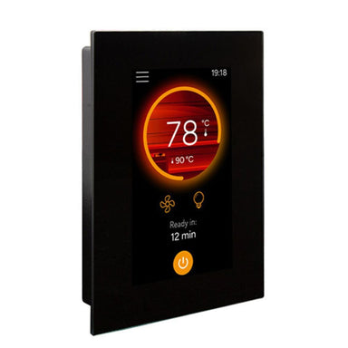 The modern and stylish Harvia Fenix Wi-Fi is a sauna control panel that you can connect to the Harvia Fenix Control Unit