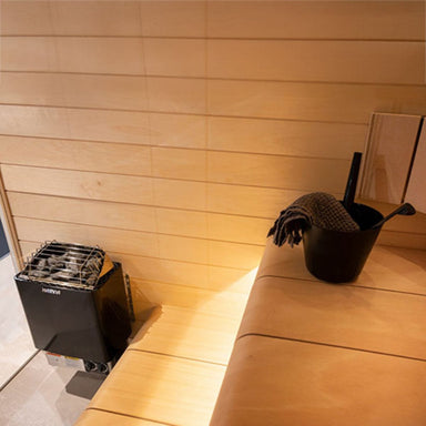 Harvia KIP Sauna Heaters are engineered for years of reliable use and worry-free sauna enjoyment