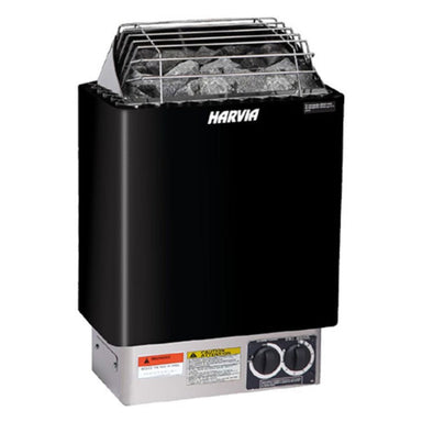 The Harvia KIP 6kW Sauna Heater with Built-In Controls has a dual-wall construction