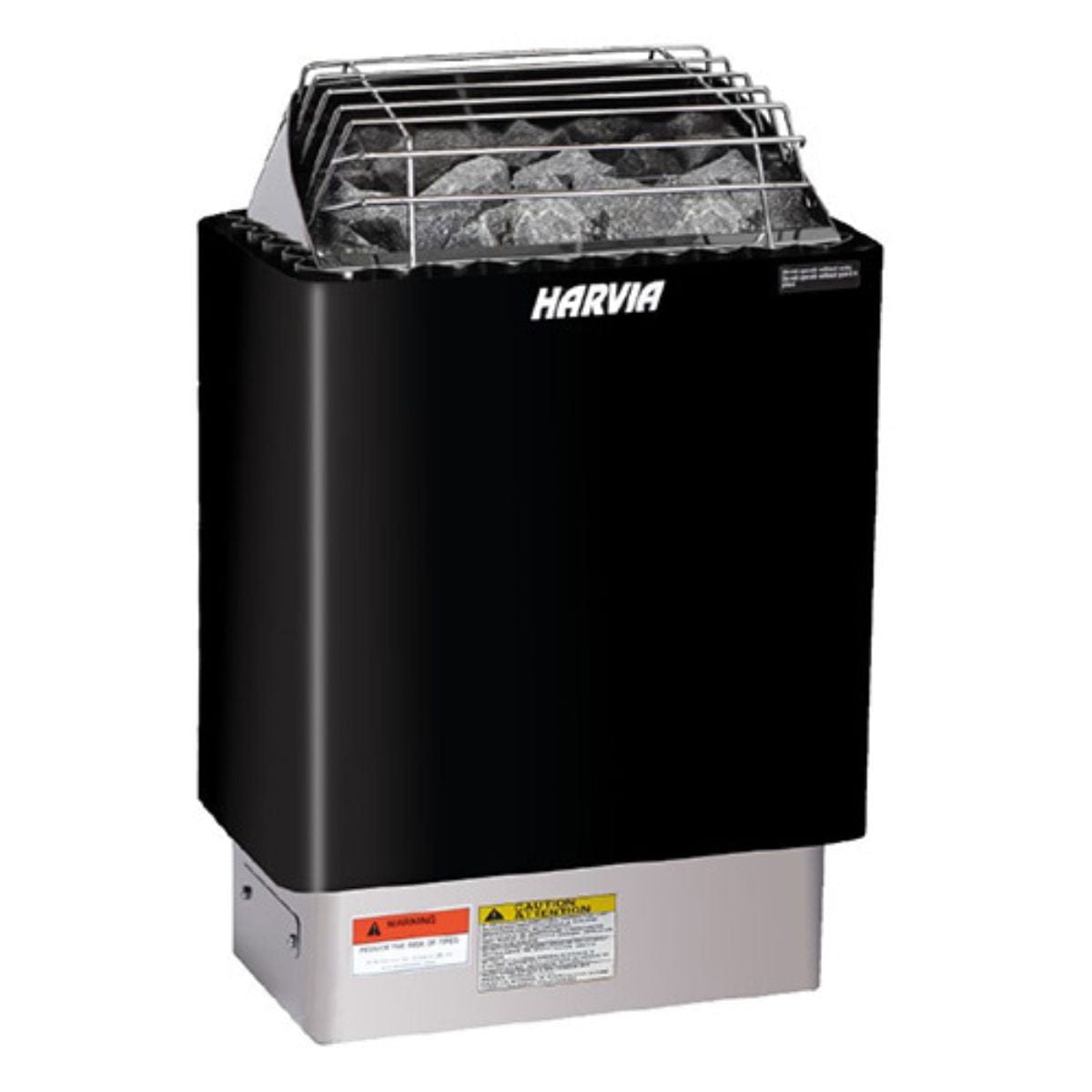 The Harvia KIP 6kW Sauna Heater has a dual-wall construction that allows the exterior to remain cool to the touch and heats up fast