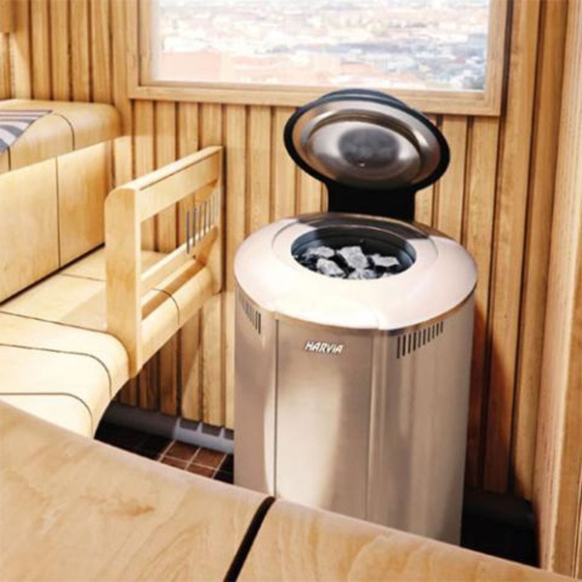 Harvia Forte Series 9.8kW Sauna Heater Digital Control at 240V 1PH